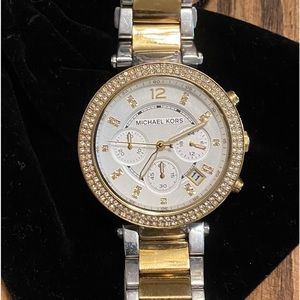 Michael Kors Two Tone Gold Watch